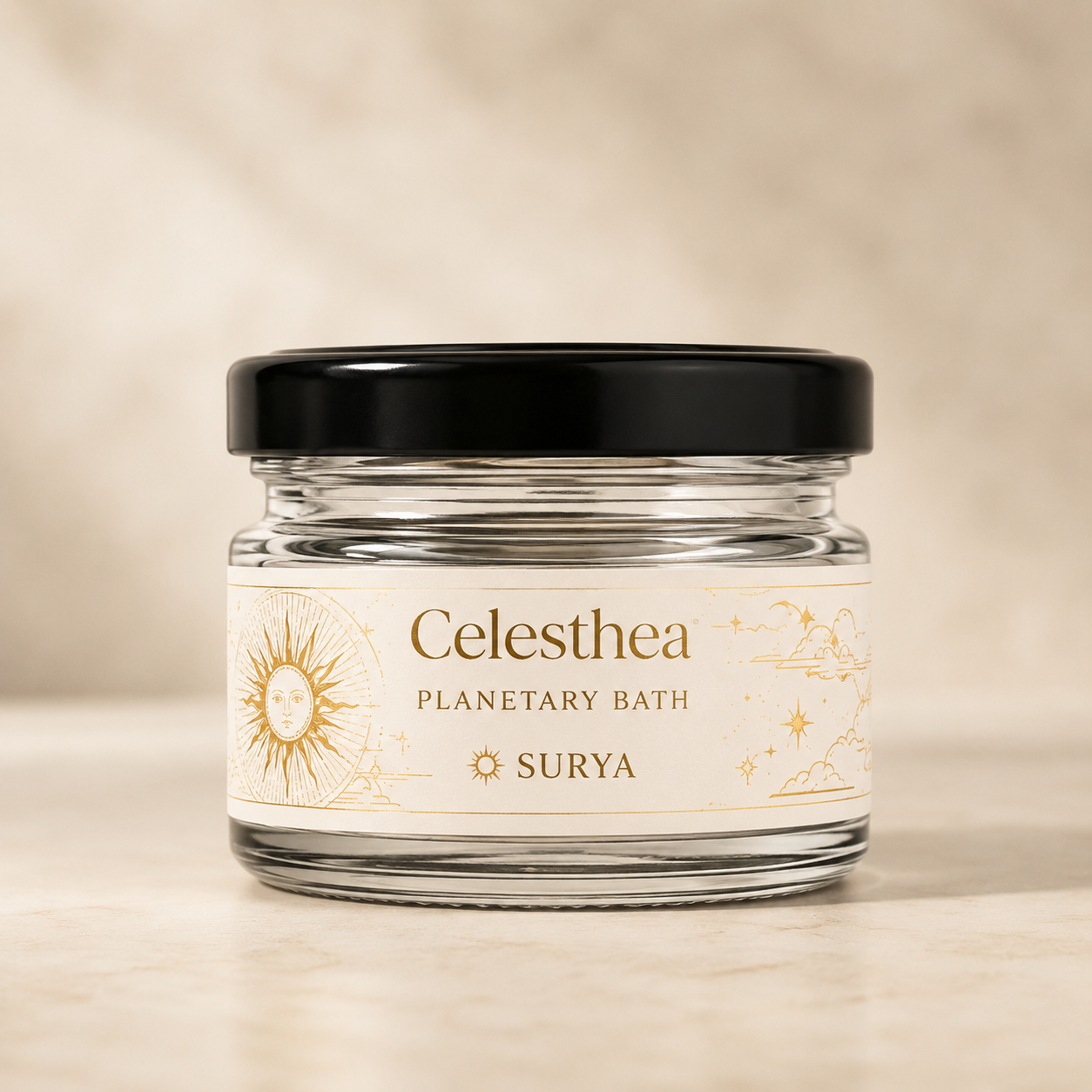 Celesthea Surya Planetary Bath jar