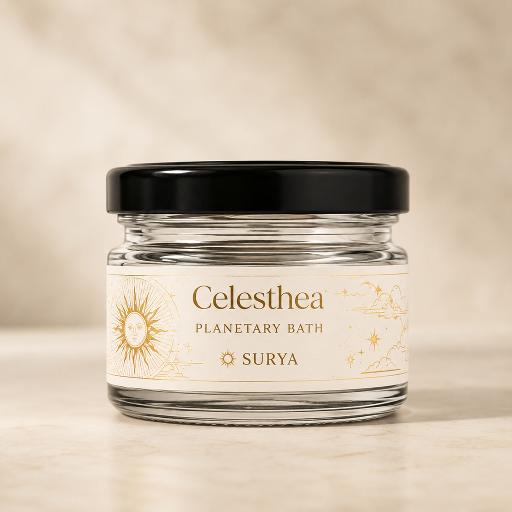 Celesthea Surya Planetary Bath jar