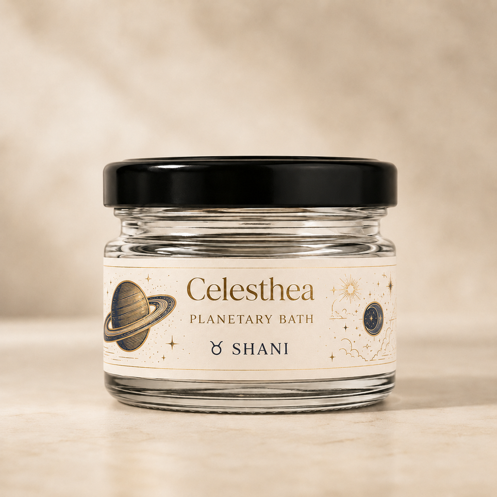 Celesthea Shani Shanti Planetary Bath jar