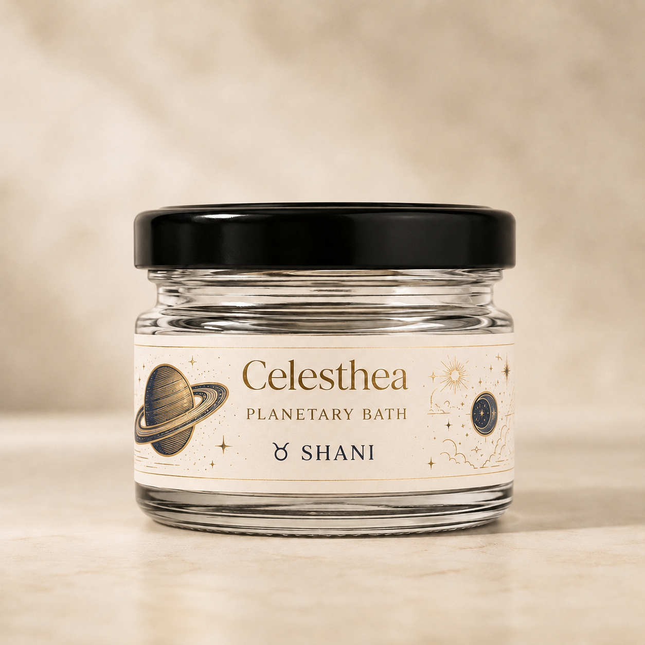 Celesthea Shani Shanti Planetary Bath jar