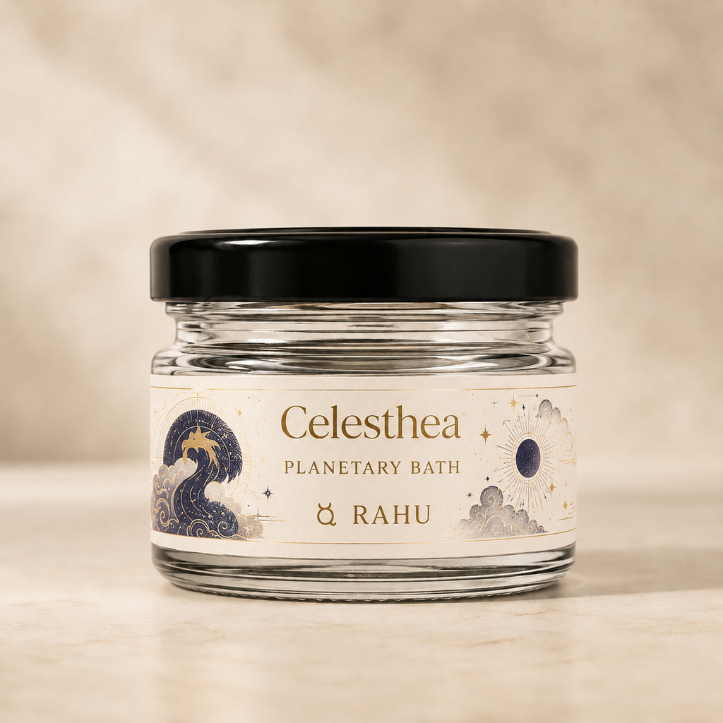 Celesthea Rahu Shanti Planetary Bath jar