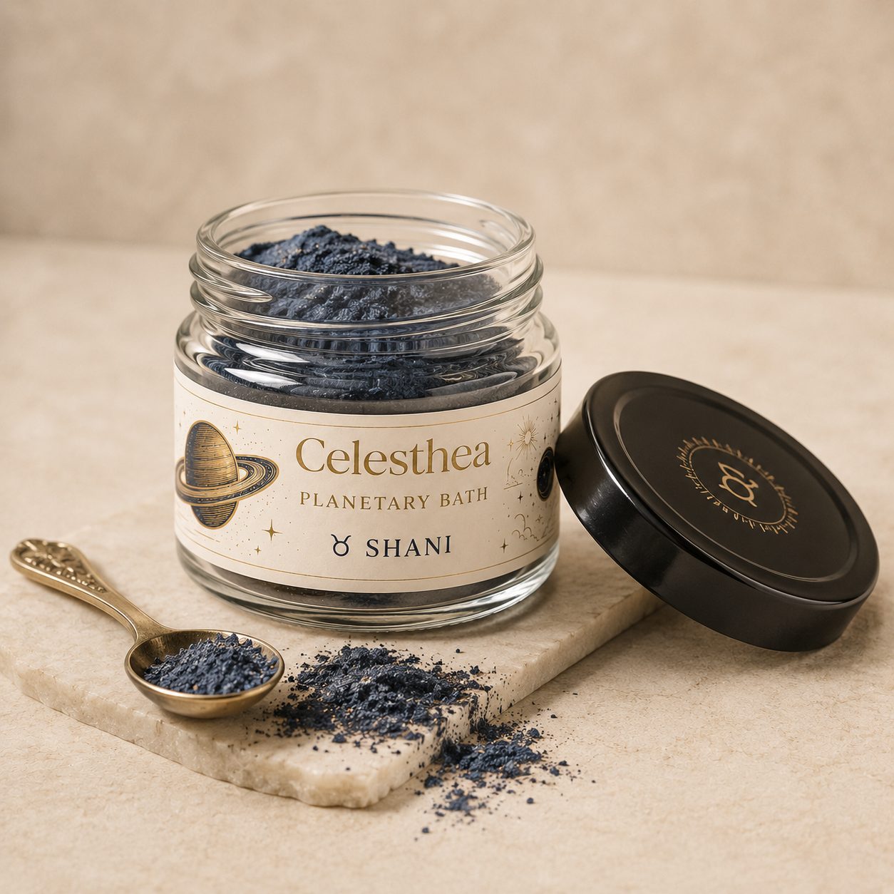 Celesthea Shani Shanti Planetary Bath - texture close-up