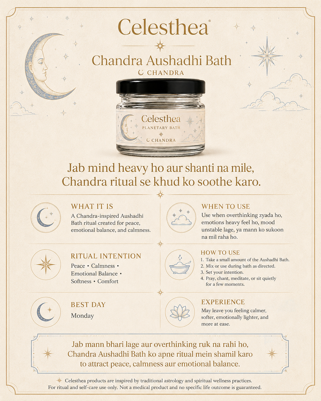 Celesthea Chandra Planetary Bath - product info card