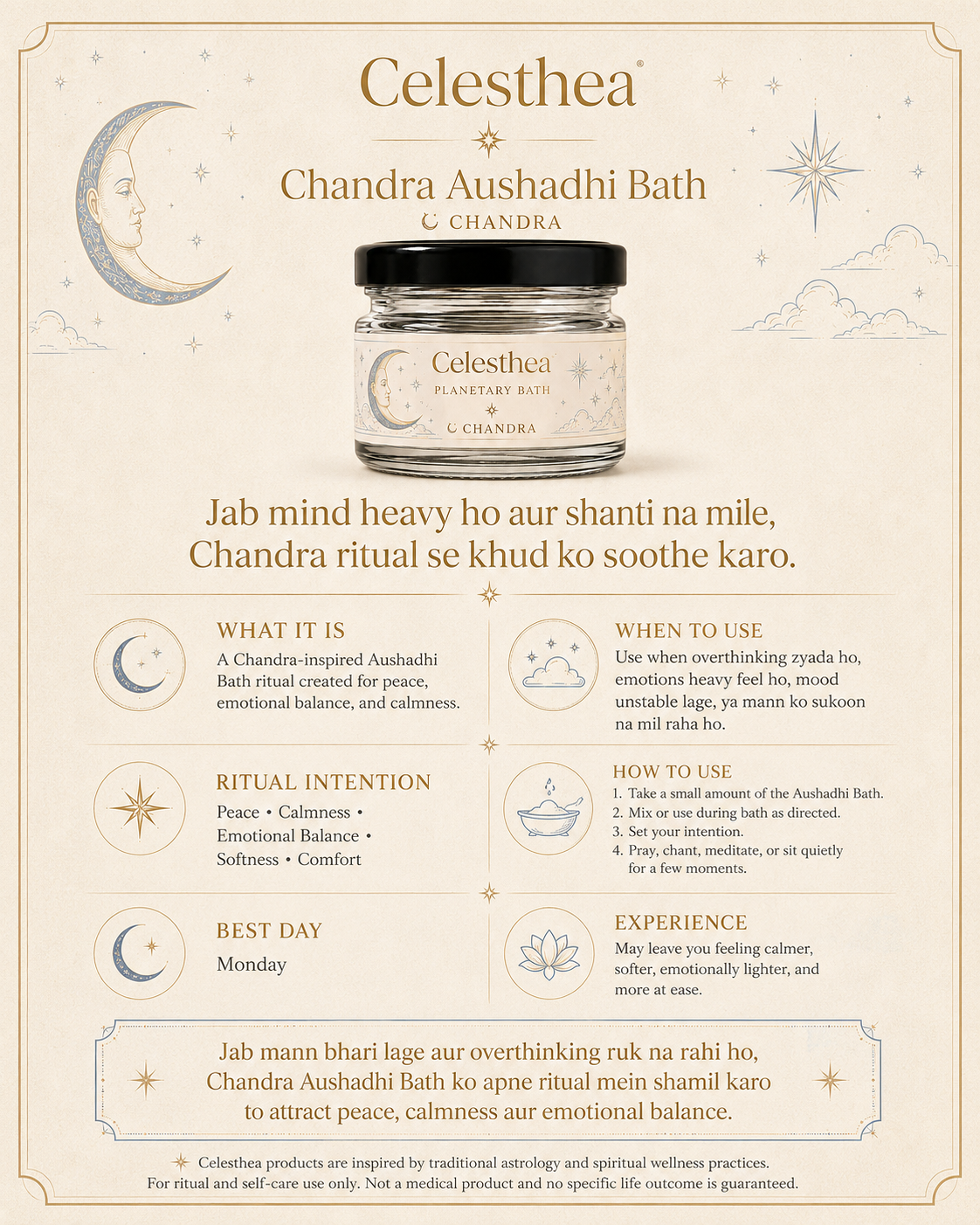 Celesthea Chandra Planetary Bath - product info card