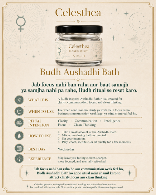 Celesthea Budh Planetary Bath - product info card